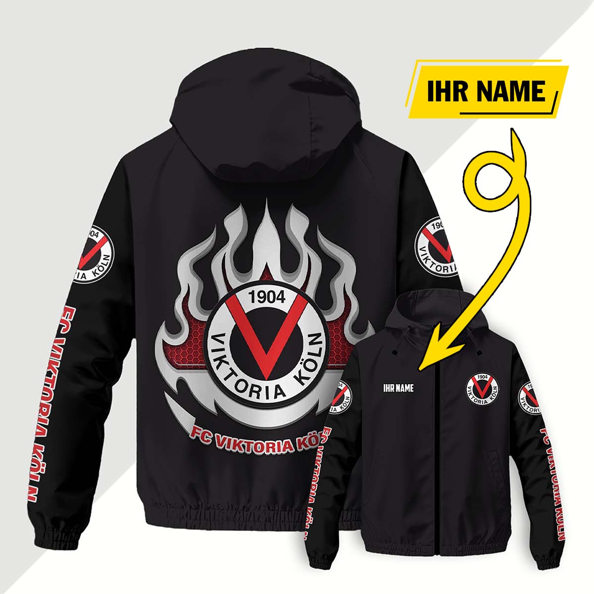 FC Viktoria Köln Windjacke - SVI Windbreaker – Bild 4