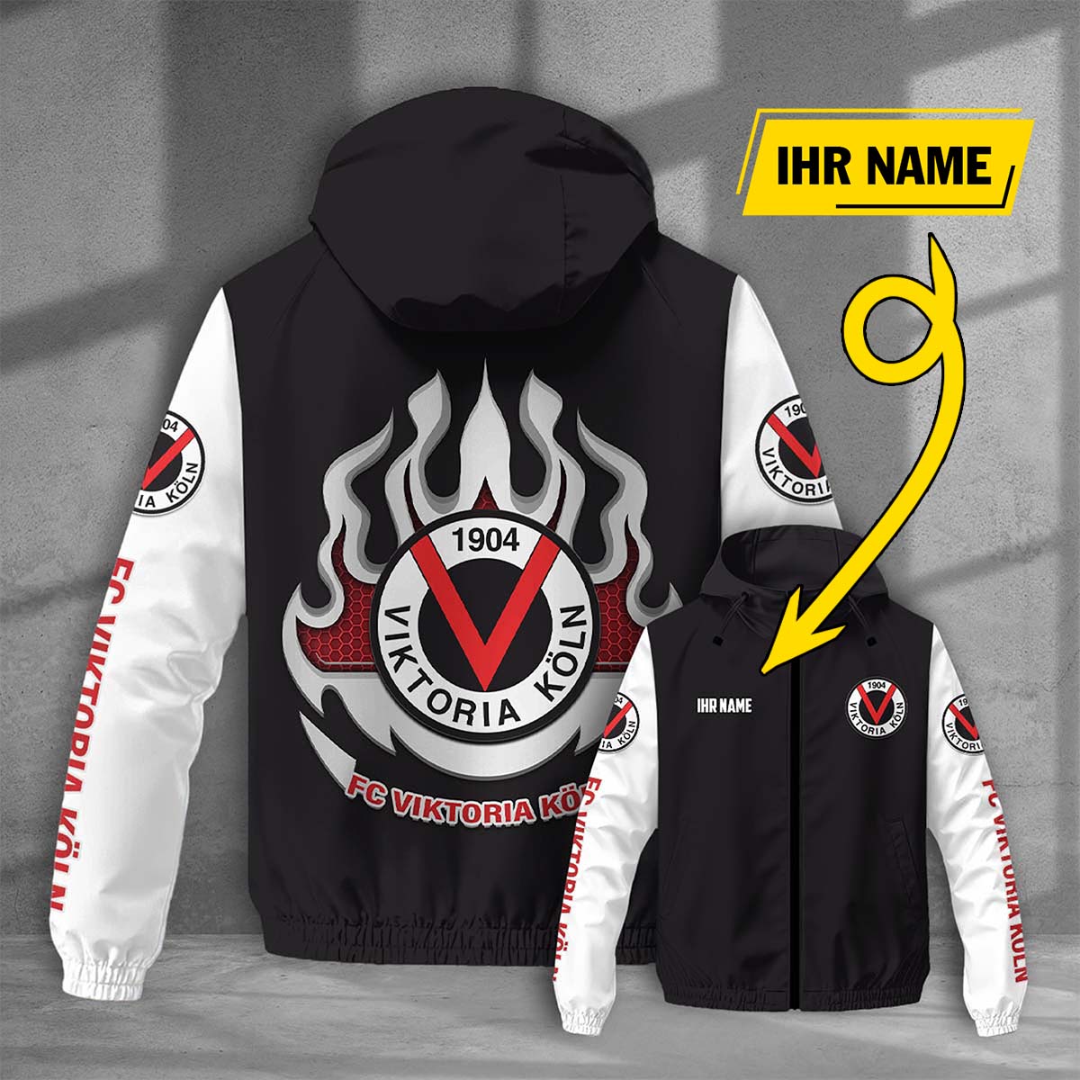 FC Viktoria Köln Windjacke - SVI Windbreaker – Bild 5