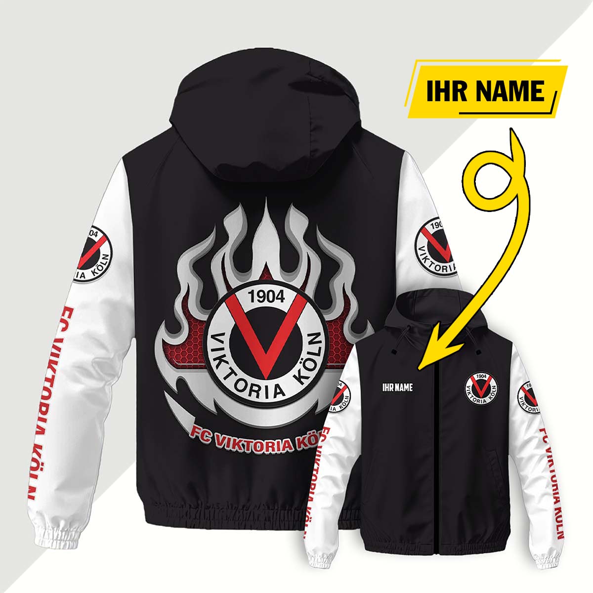 FC Viktoria Köln Windjacke - SVI Windbreaker – Bild 8