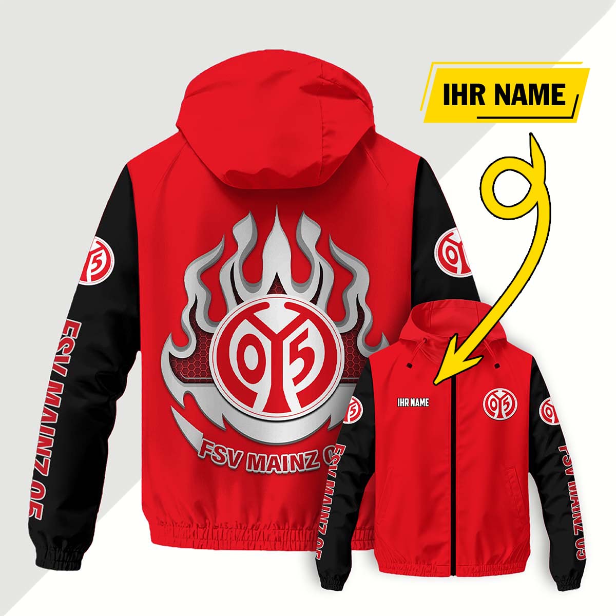 FSV Mainz 05 Windjacke - M05 Windbreaker – Bild 4