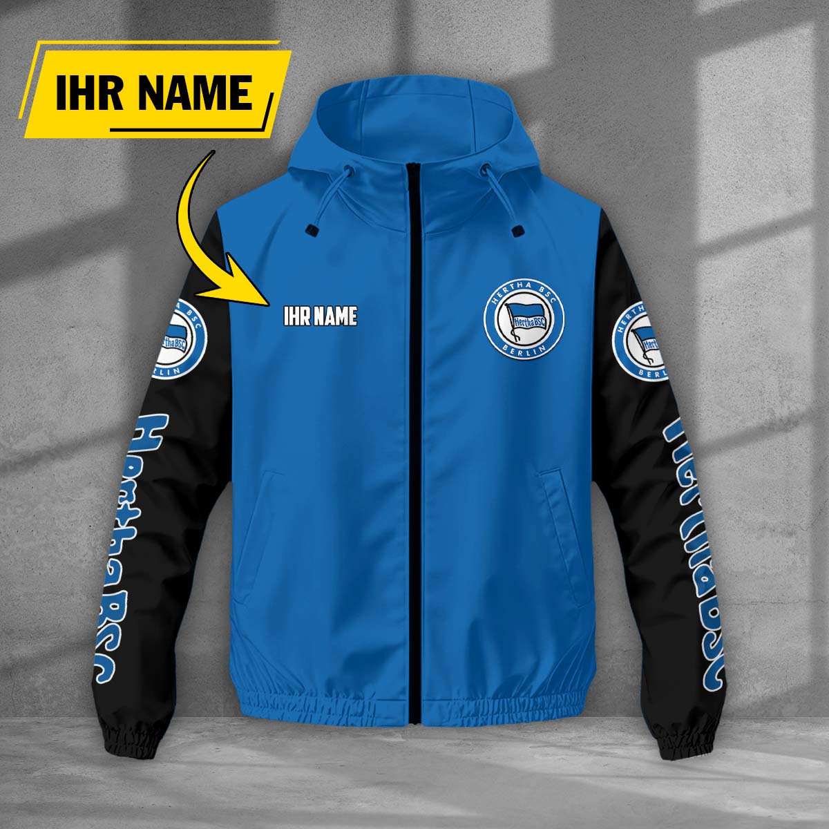 Hertha Berlin Windjacke - BSC Windbreaker – Bild 3