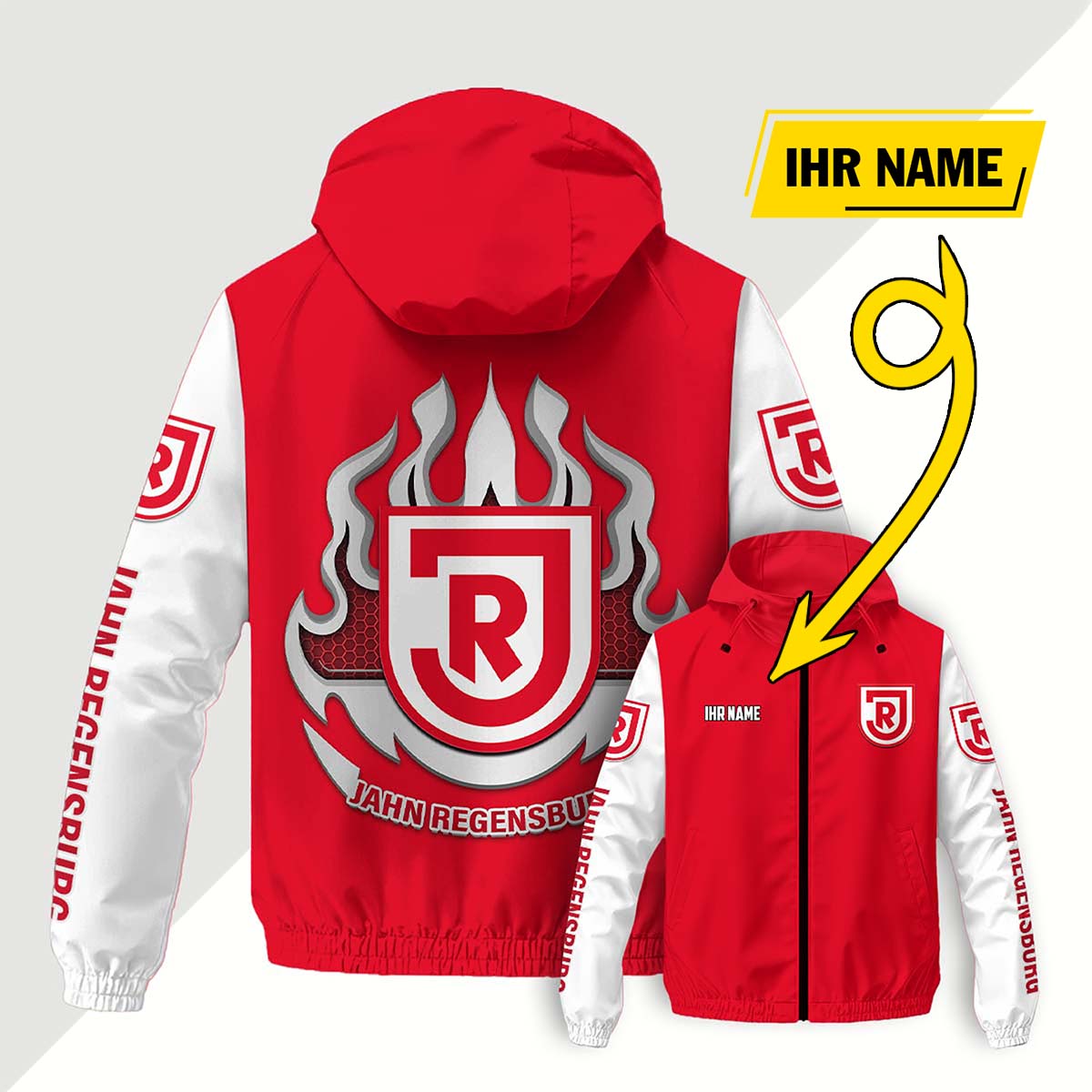 Jahn Regensburg Windjacke - SSV Windbreaker – Bild 8