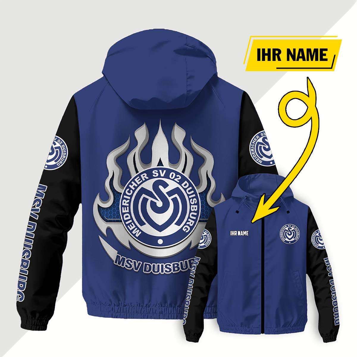 MSV Duisburg Windjacke - DUI Windbreaker – Bild 4
