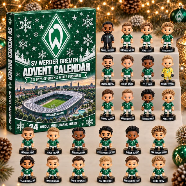 SV Werder Bremen Adventskalender - SVW Fußball Edition 2026 - Werder Bremen Advent Calendar