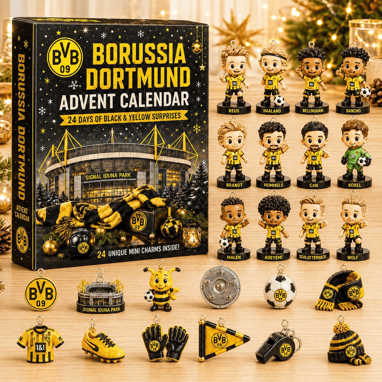 Borussia Dortmund Adventskalender - BVB Fußball Edition 2026 - BVB Advent Calendar