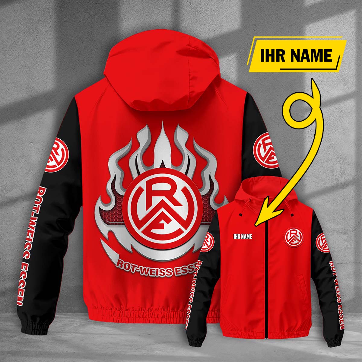 Rot-Weiss Essen Windjacke - RWE Windbreaker