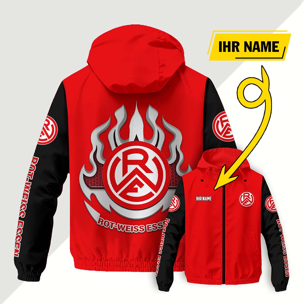 Rot-Weiss Essen Windjacke - RWE Windbreaker – Bild 4
