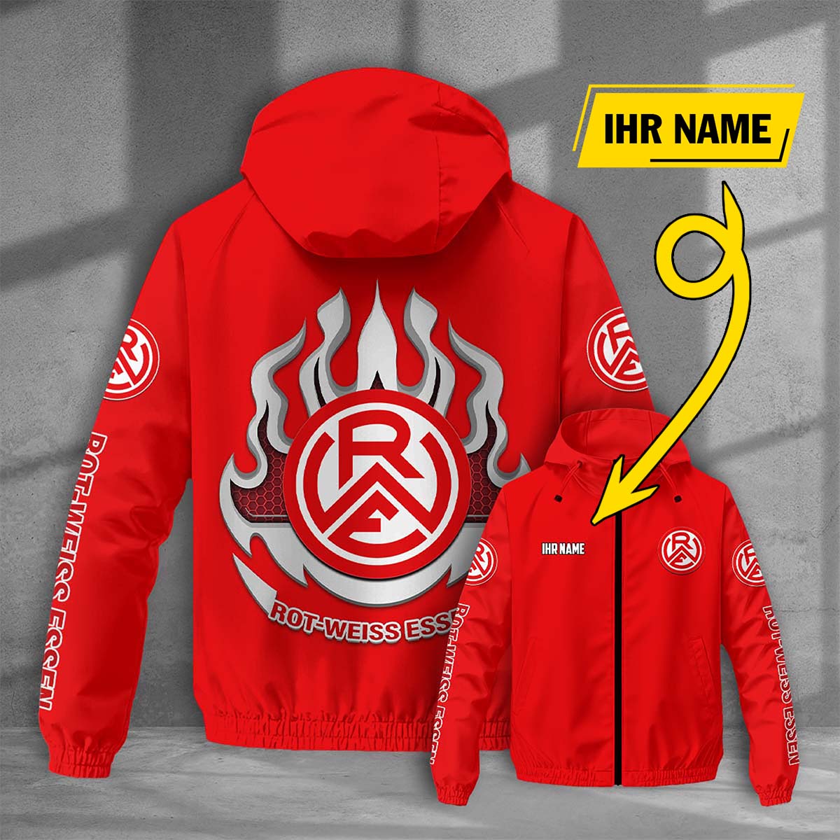 Rot-Weiss Essen Windjacke - RWE Windbreaker – Bild 9