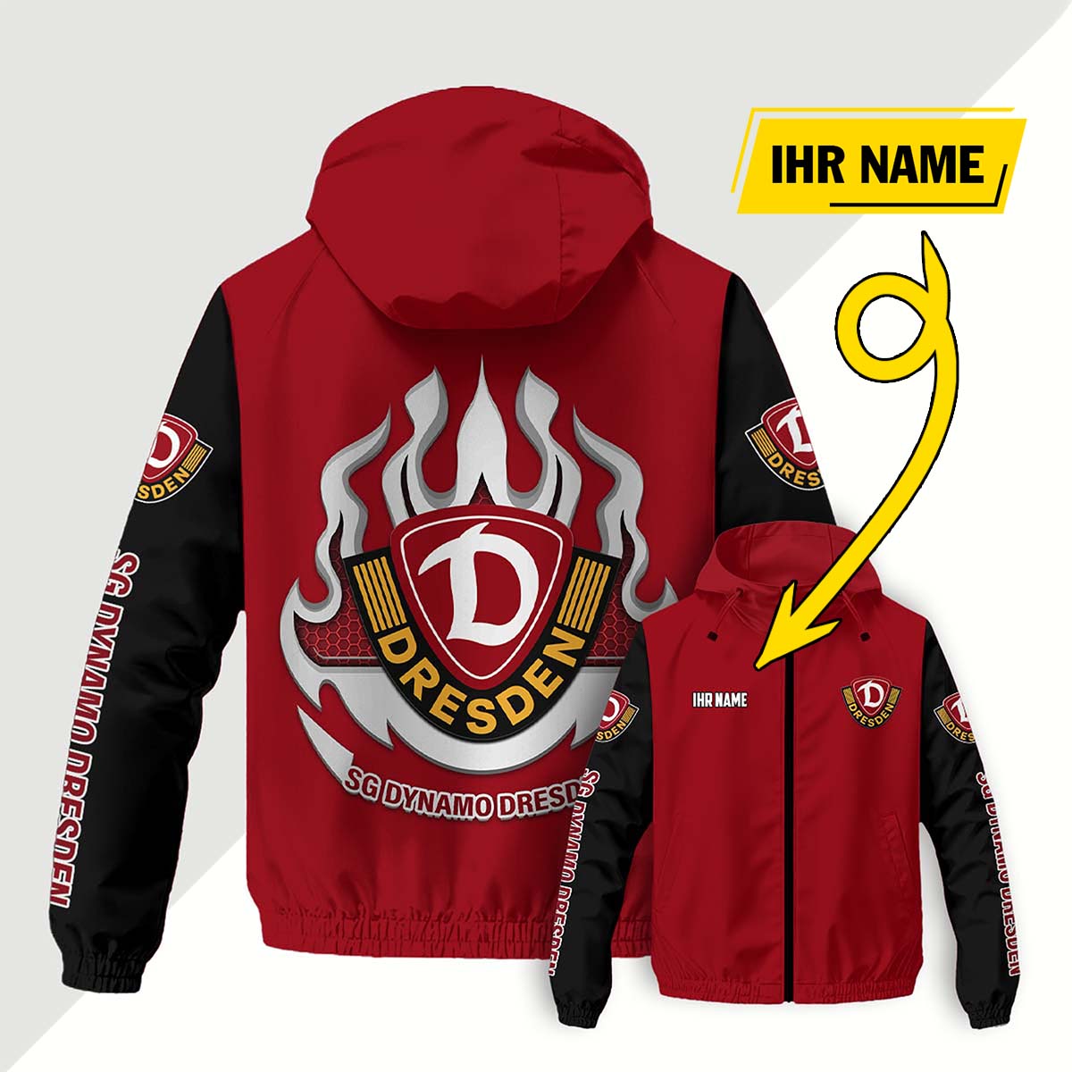 SG Dynamo Dresden Windjacke - SGD Windbreaker – Bild 4