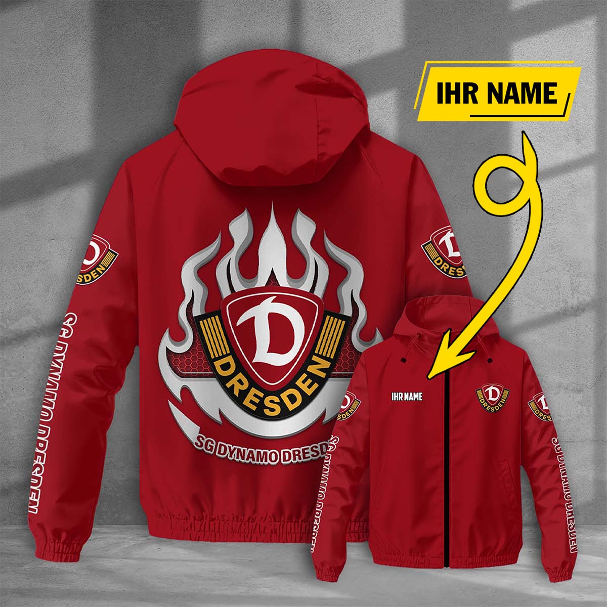 SG Dynamo Dresden Windjacke - SGD Windbreaker – Bild 9