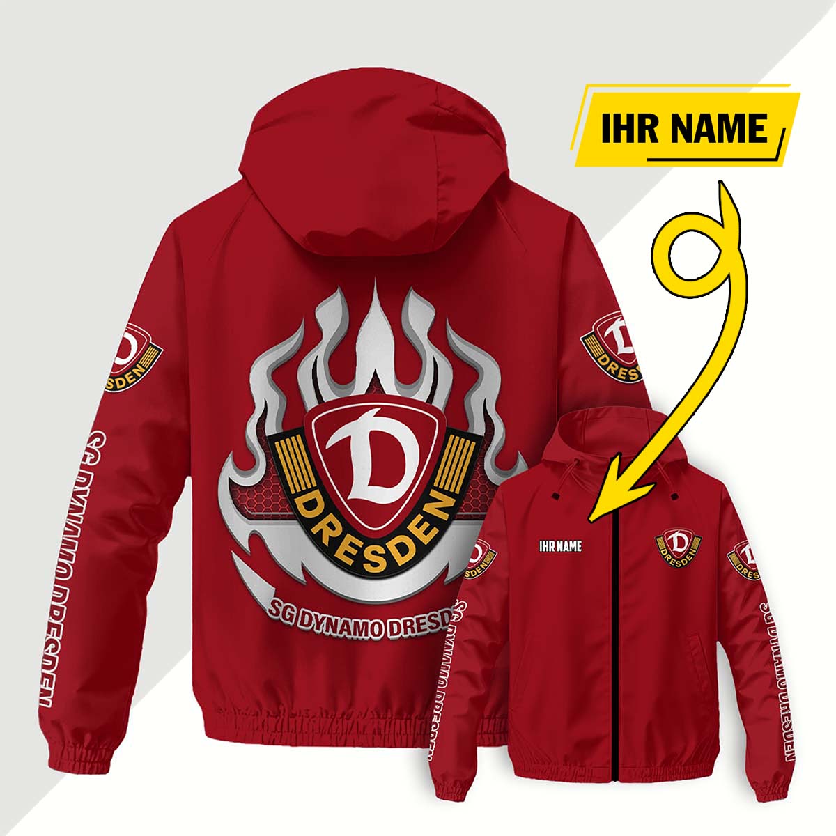 SG Dynamo Dresden Windjacke - SGD Windbreaker – Bild 12