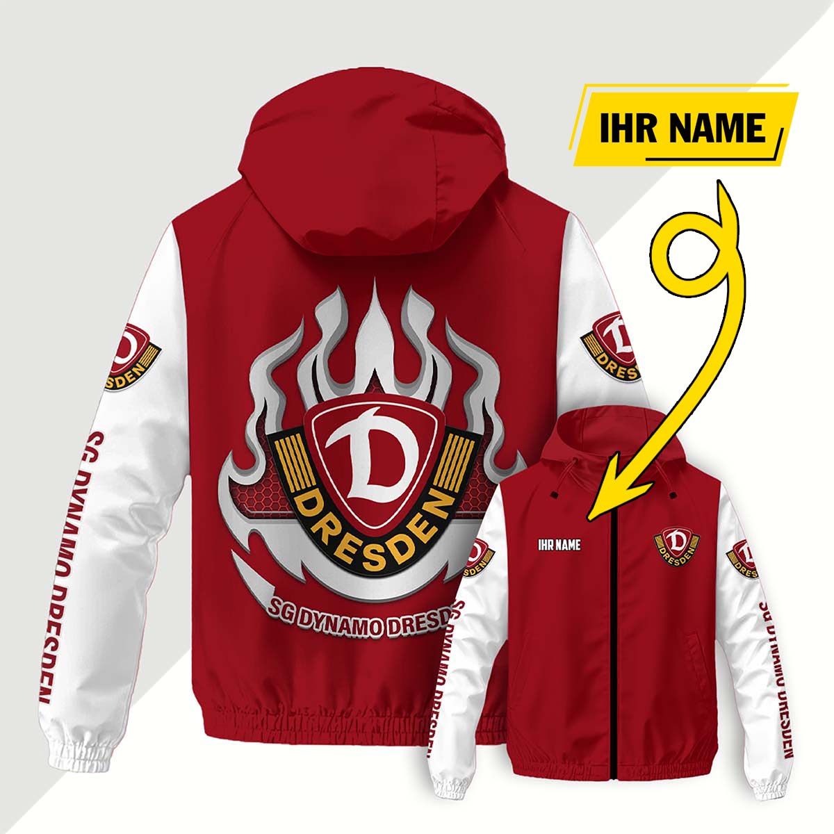 SG Dynamo Dresden Windjacke - SGD Windbreaker – Bild 8