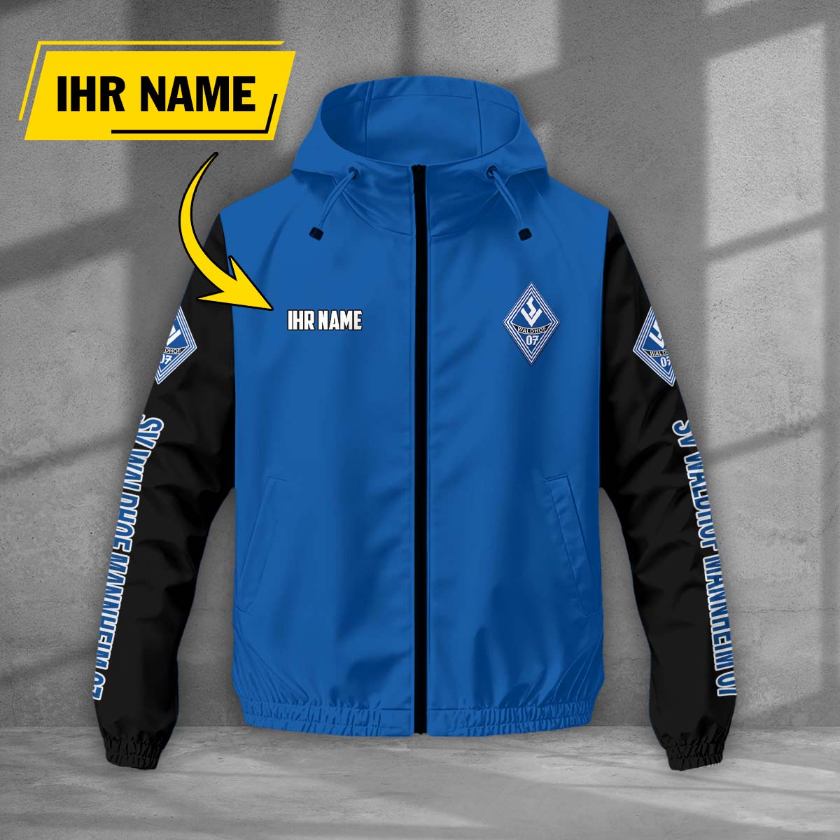 SV Waldhof Mannheim 07 Windjacke - SVW Windbreaker – Bild 3