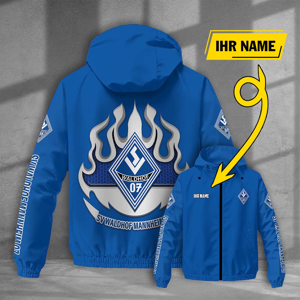 SV Waldhof Mannheim 07 Windjacke - SVW Windbreaker – Bild 9