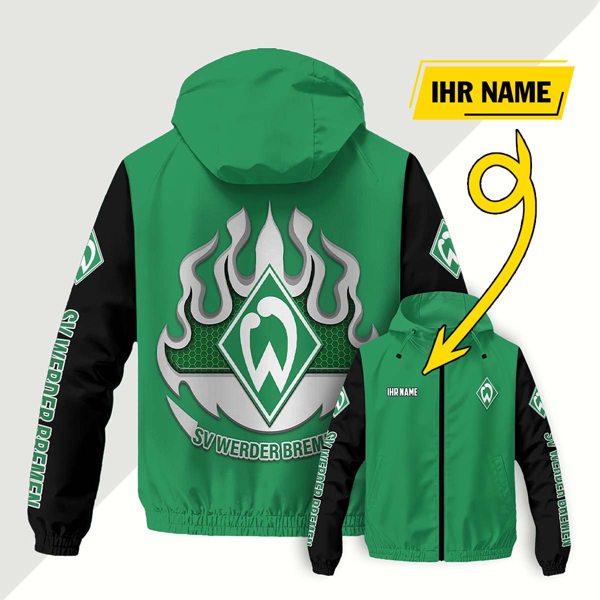 SV Werder Bremen Windjacke - SVW Windbreaker – Bild 4