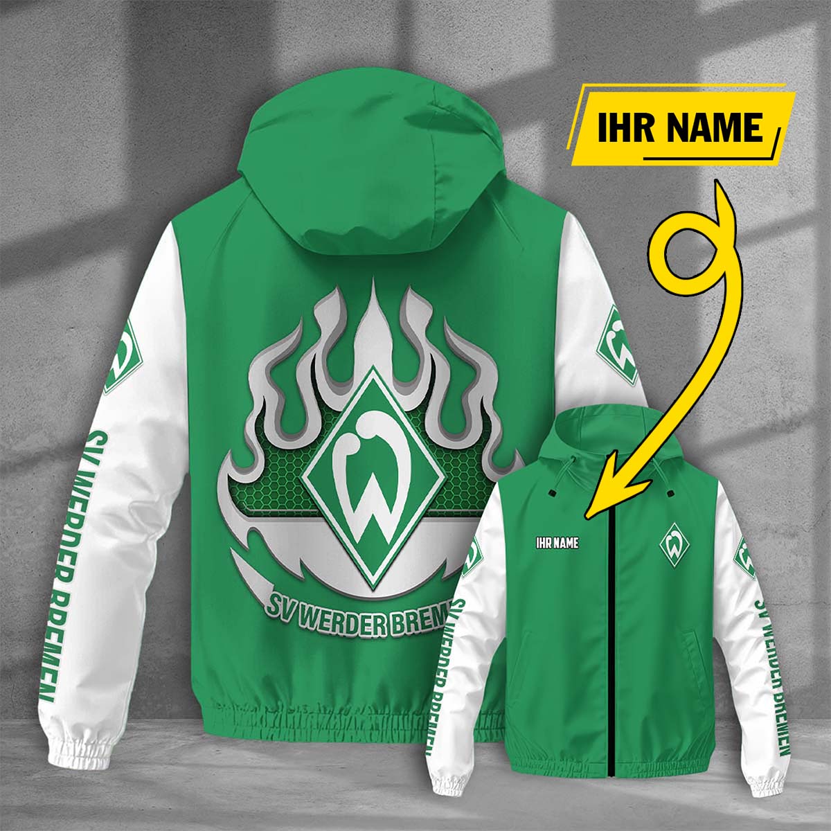 SV Werder Bremen Windjacke - SVW Windbreaker – Bild 5