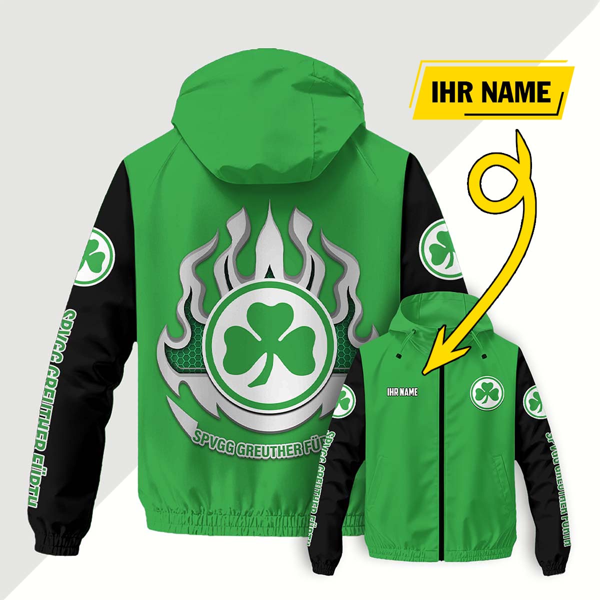 SpVgg Greuther Fürth Windjacke - SGF Windbreaker – Bild 4