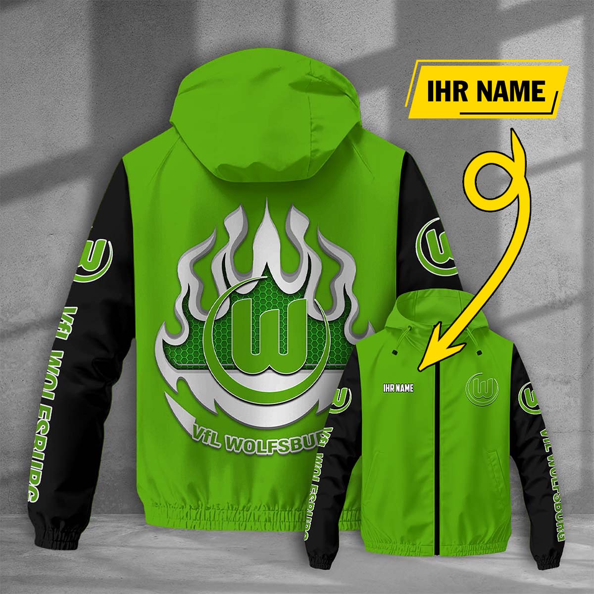 VfL Wolfsburg Windjacke - WOB Windbreaker
