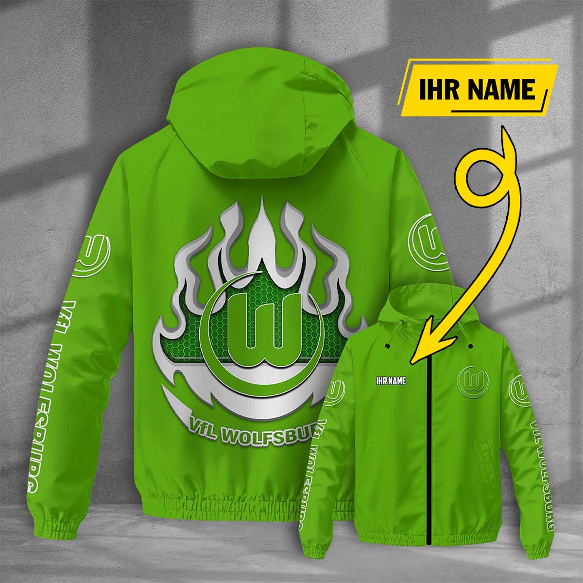VfL Wolfsburg Windjacke - WOB Windbreaker – Bild 9