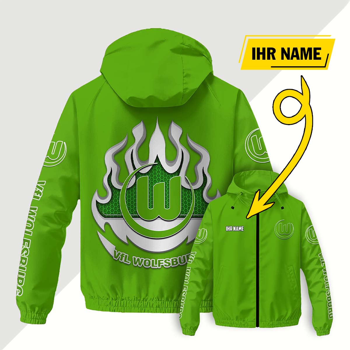 VfL Wolfsburg Windjacke - WOB Windbreaker – Bild 12