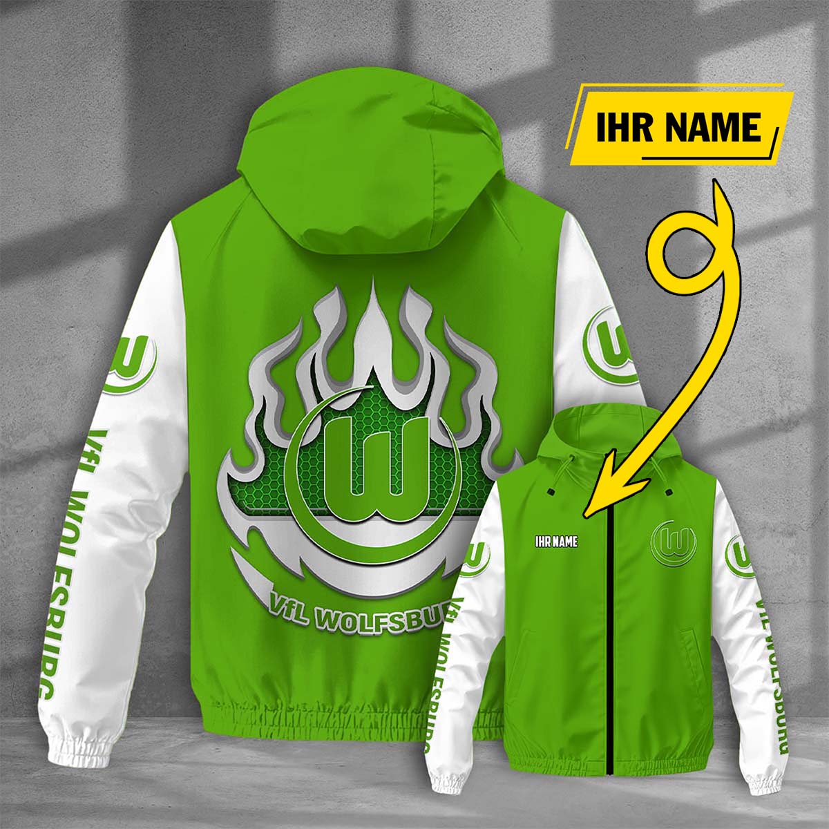 VfL Wolfsburg Windjacke - WOB Windbreaker – Bild 5