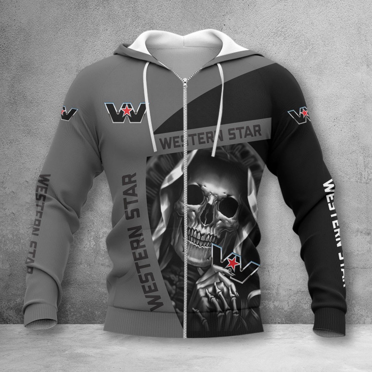 Western Star Zip Hoodie