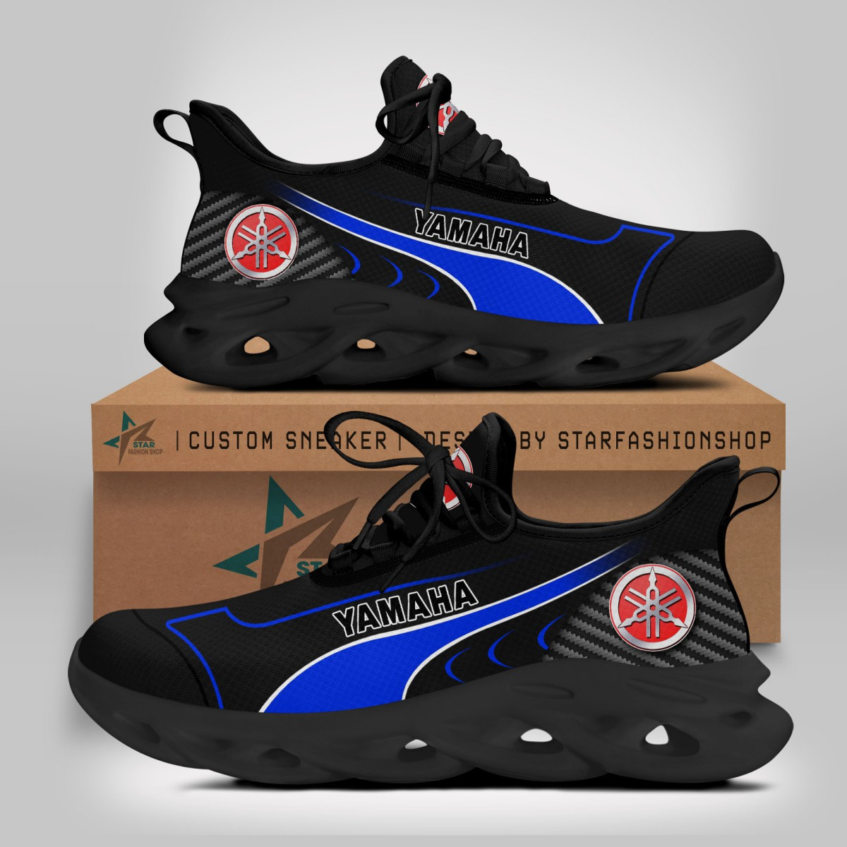 Yamaha Blue Schuhe