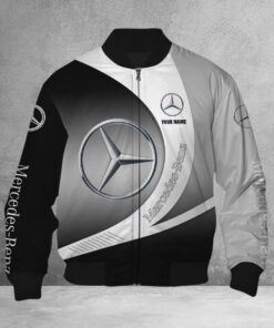 Mercedes-Benz White Bomberjacke