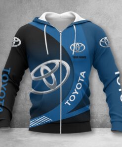 Toyota Blue Zip Hoodie