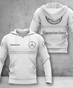 Mercedes-Benz White Hoodie