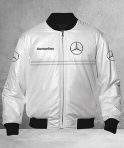 Mercedes-Benz White Bomberjacke