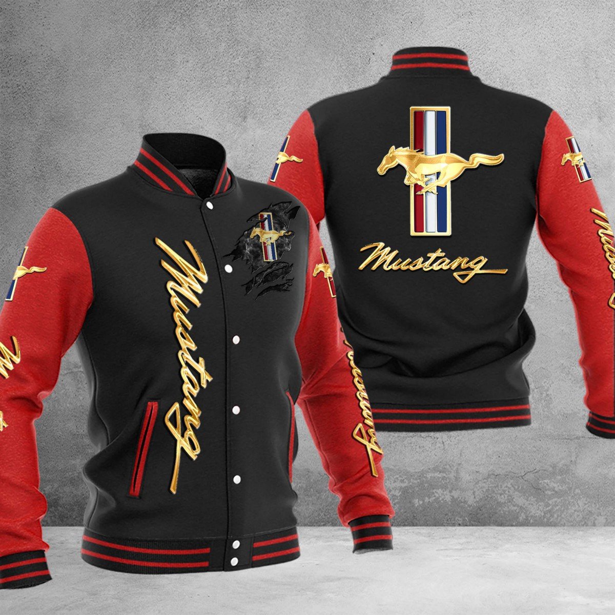 Ford Mustang College Jacke – Bild 3