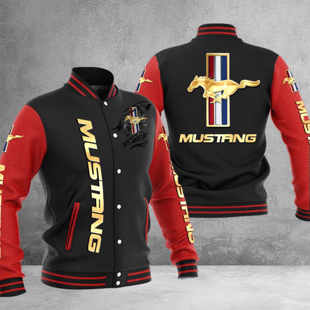 Ford Mustang College Jacke – Bild 3