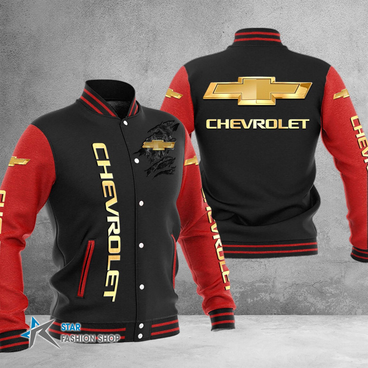 Chevrolet College Jacke – Bild 3