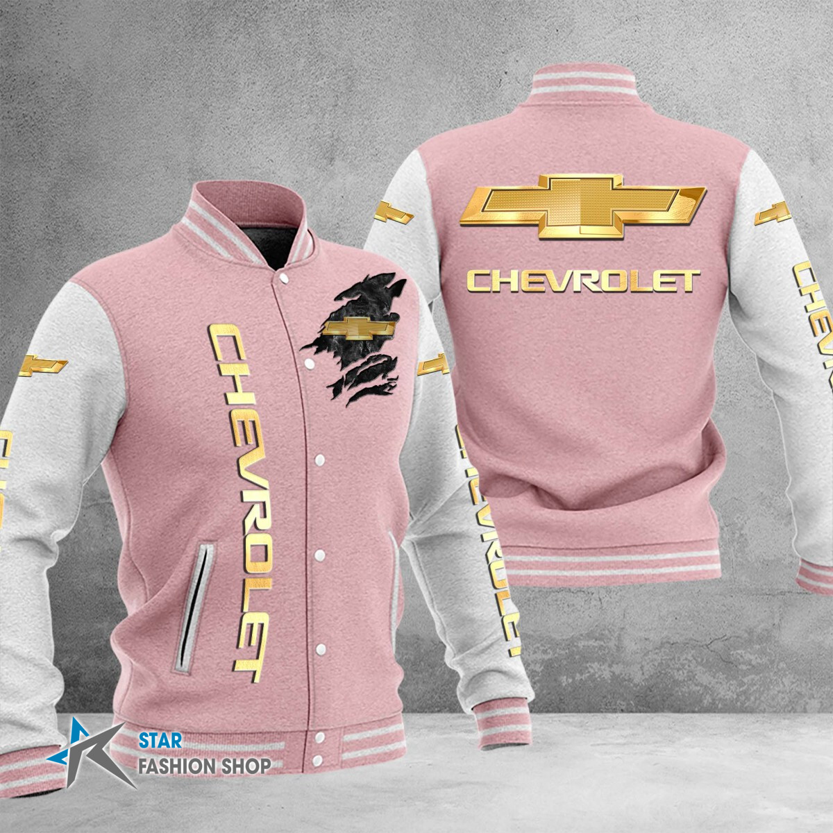 Chevrolet College Jacke – Bild 6