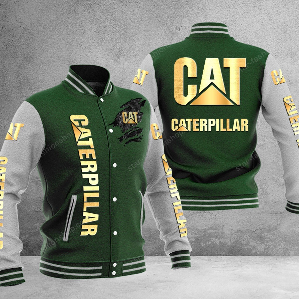 Caterpillar Inc College Jacke – Bild 7
