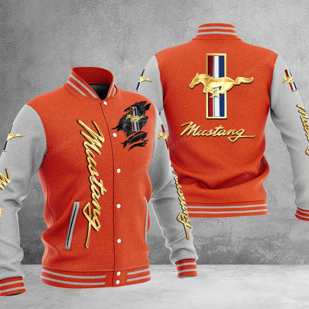 Ford Mustang College Jacke – Bild 5