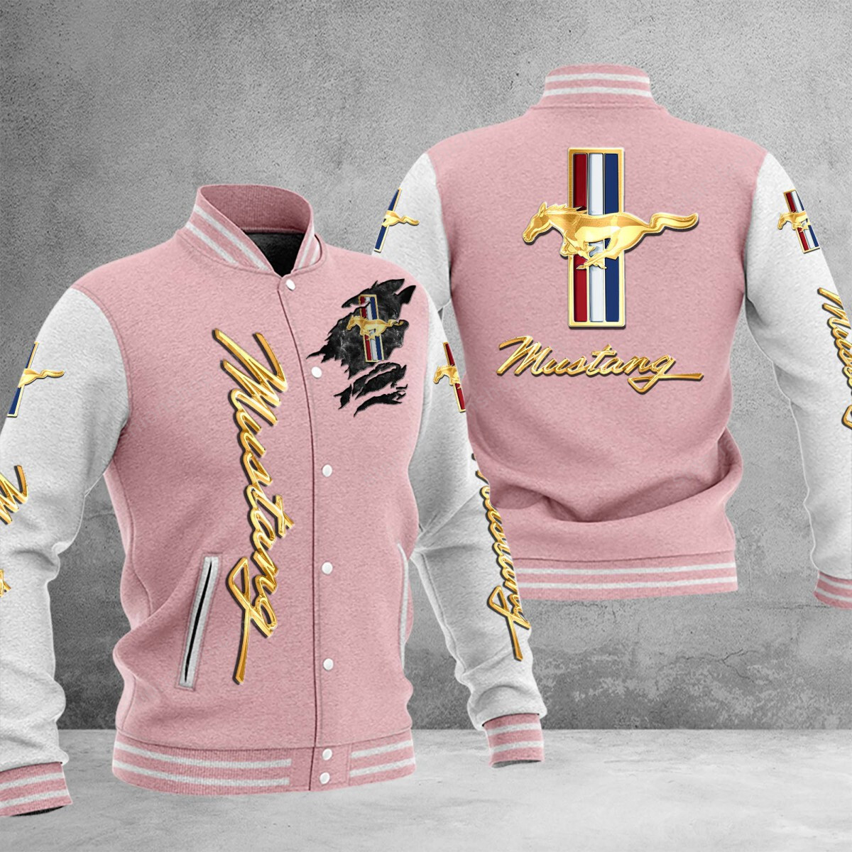 Ford Mustang College Jacke – Bild 6