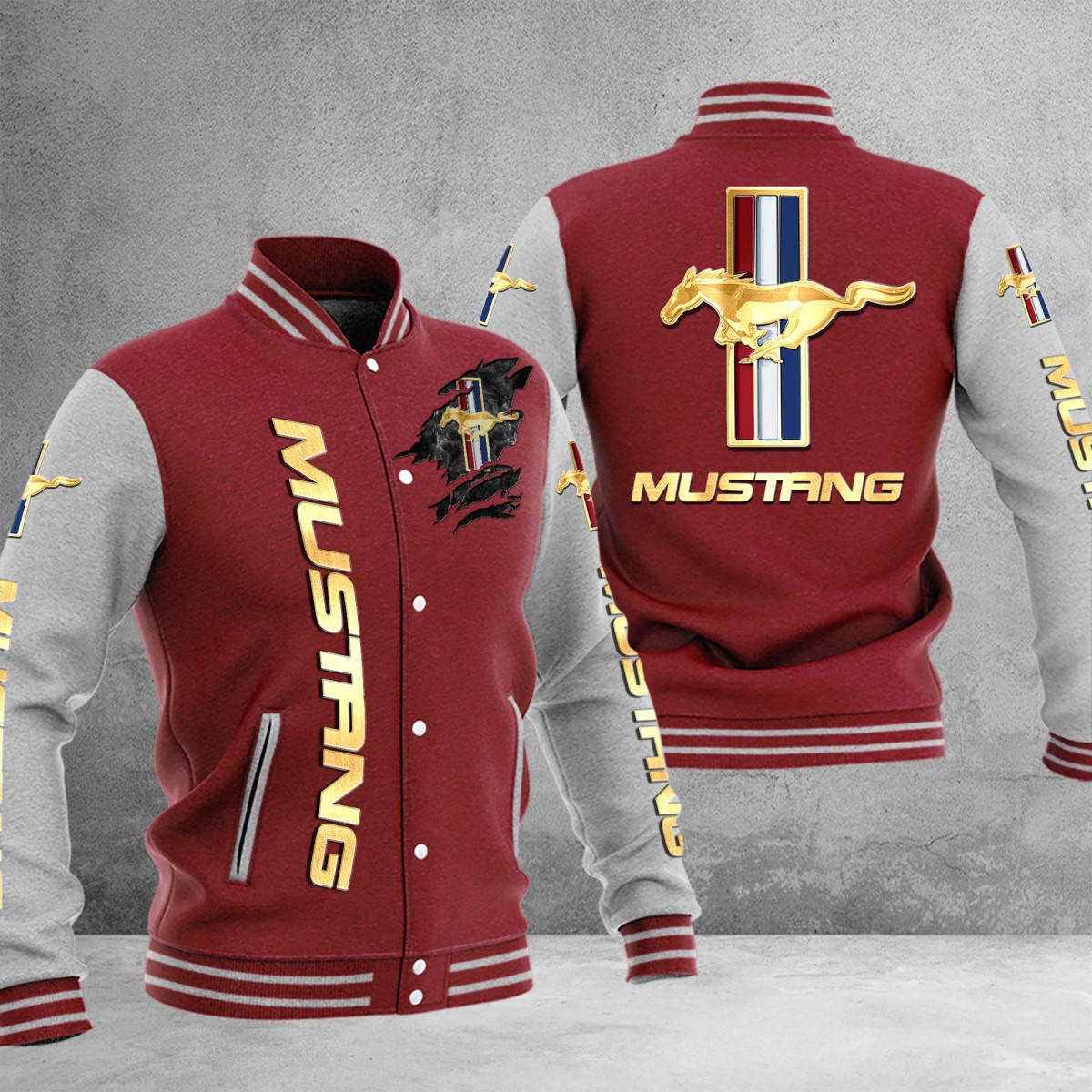 Ford Mustang College Jacke – Bild 4
