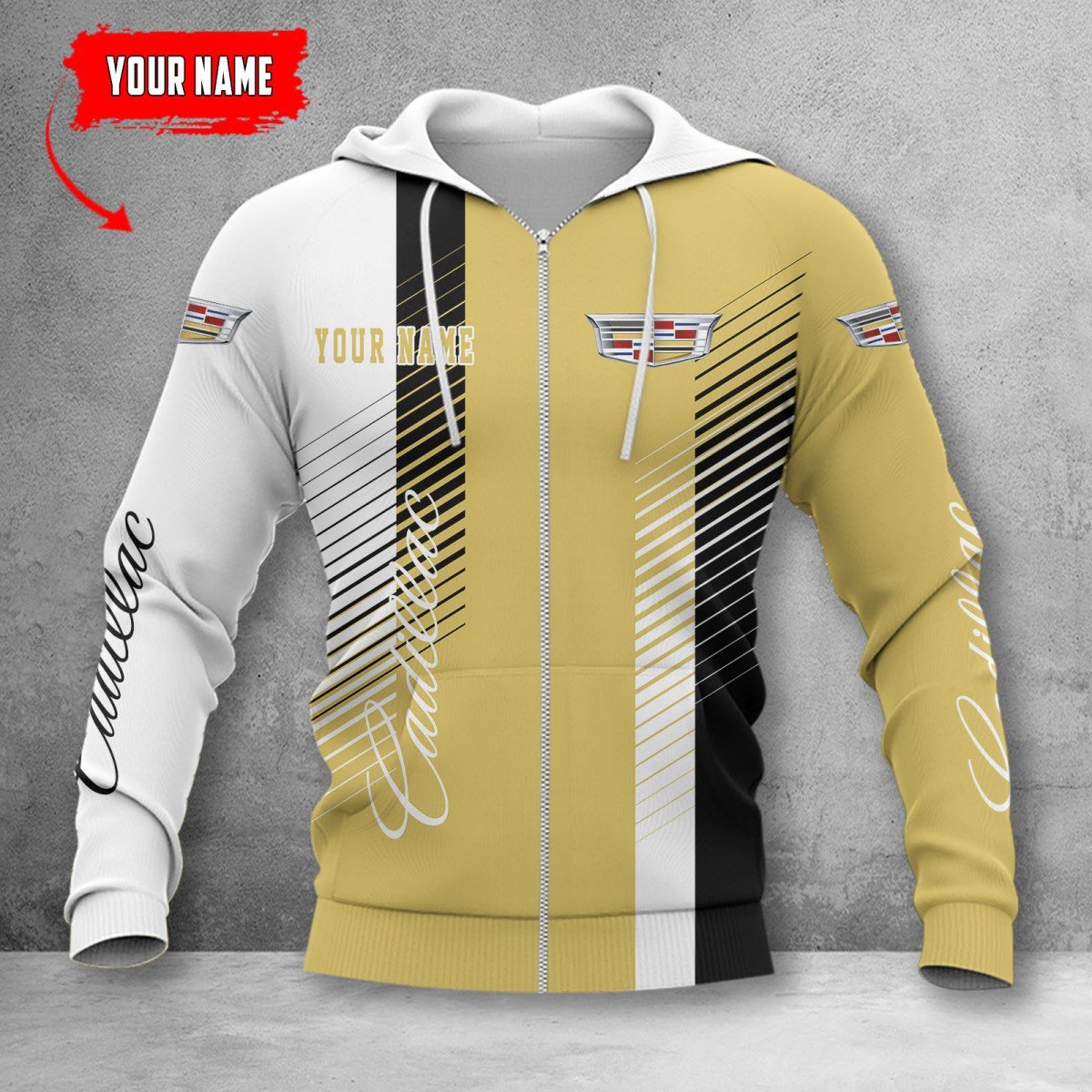 Cadillac Zip Hoodie