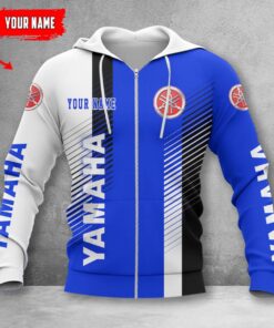 Yamaha Blue Zip Hoodie