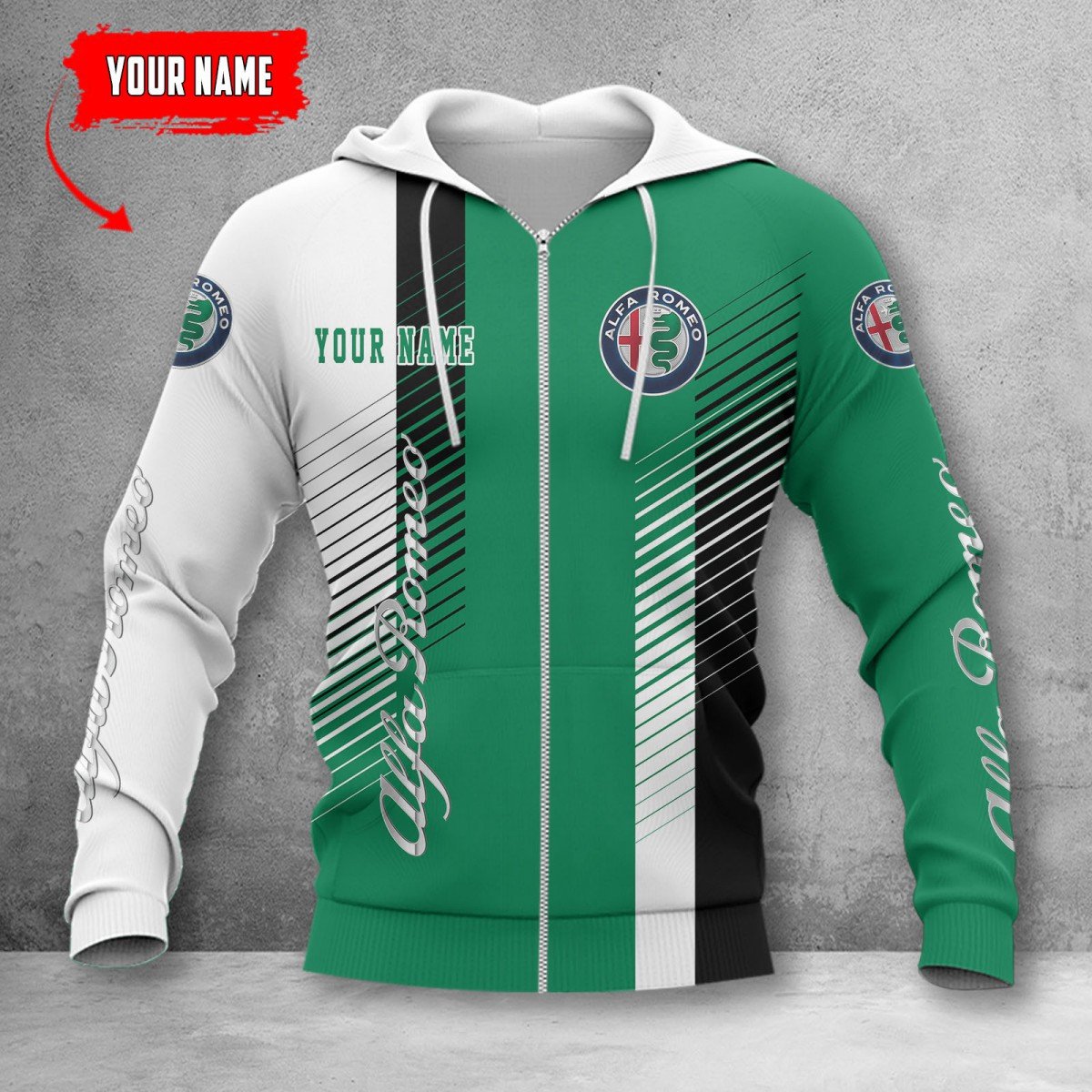 Alfa Romeo Zip Hoodie