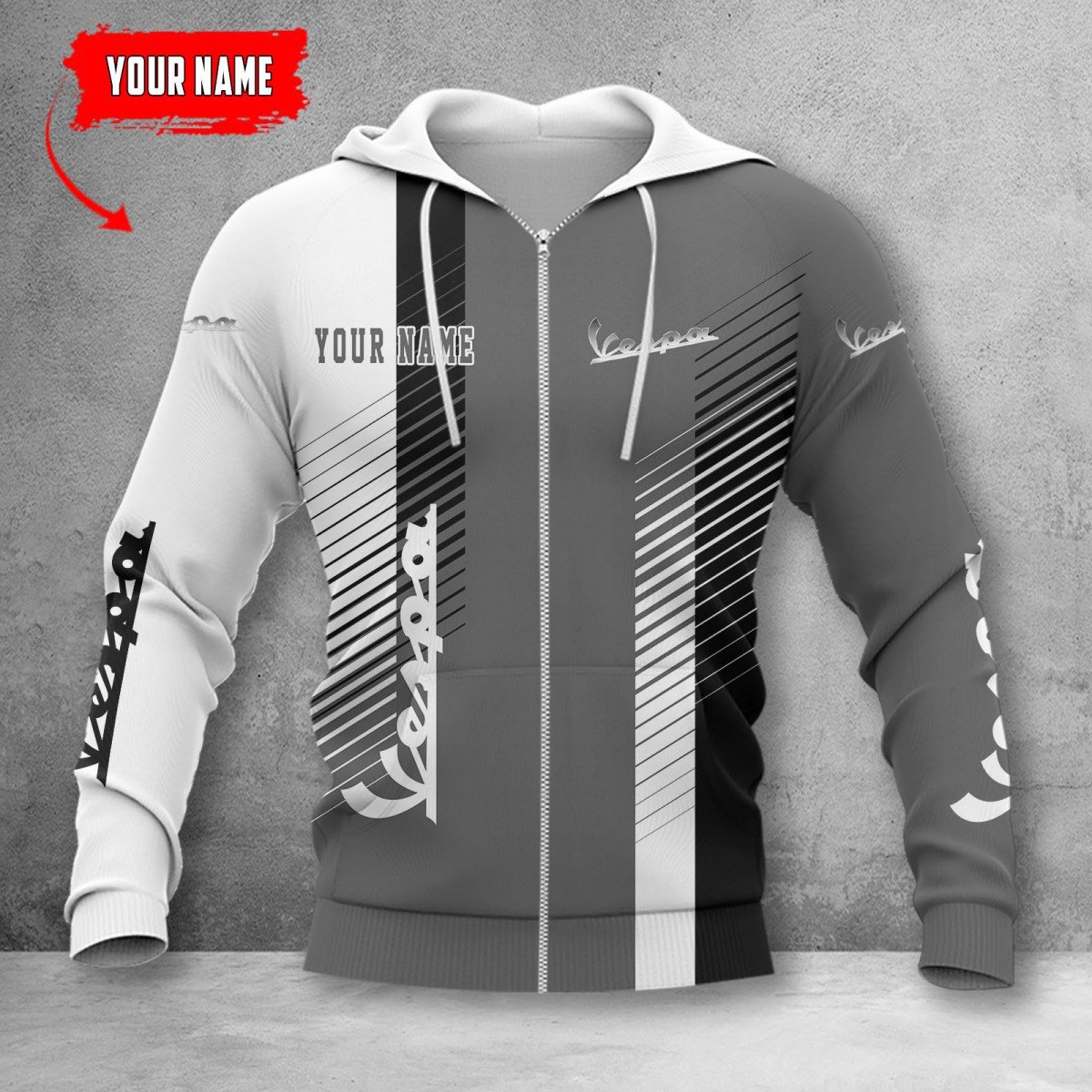 Vespa Zip Hoodie