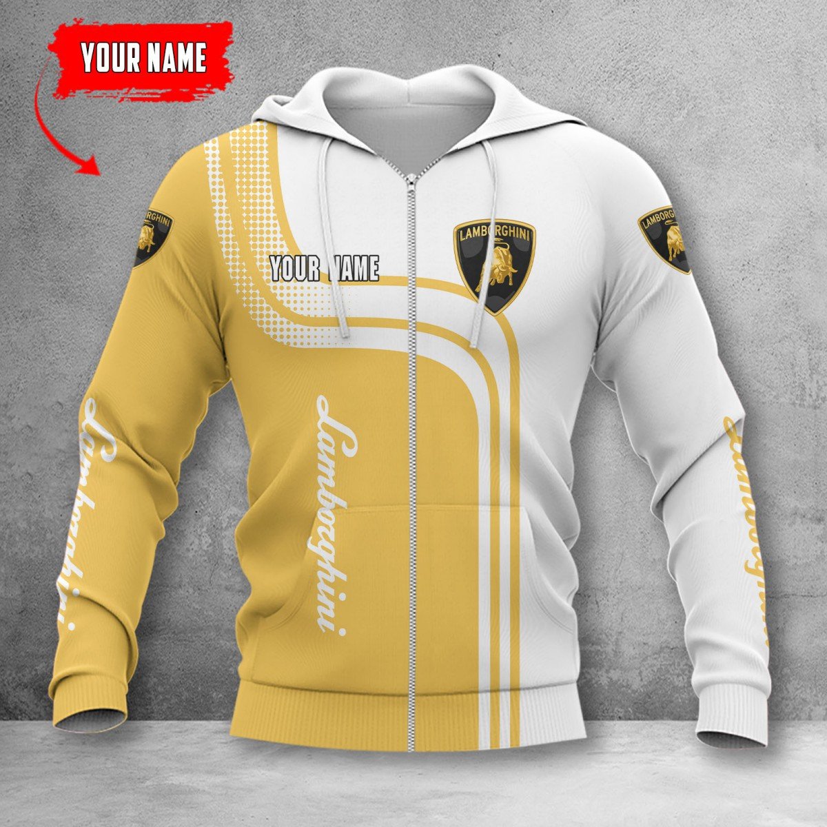 Lamborghini Zip Hoodie