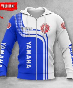 Yamaha Blue Zip Hoodie