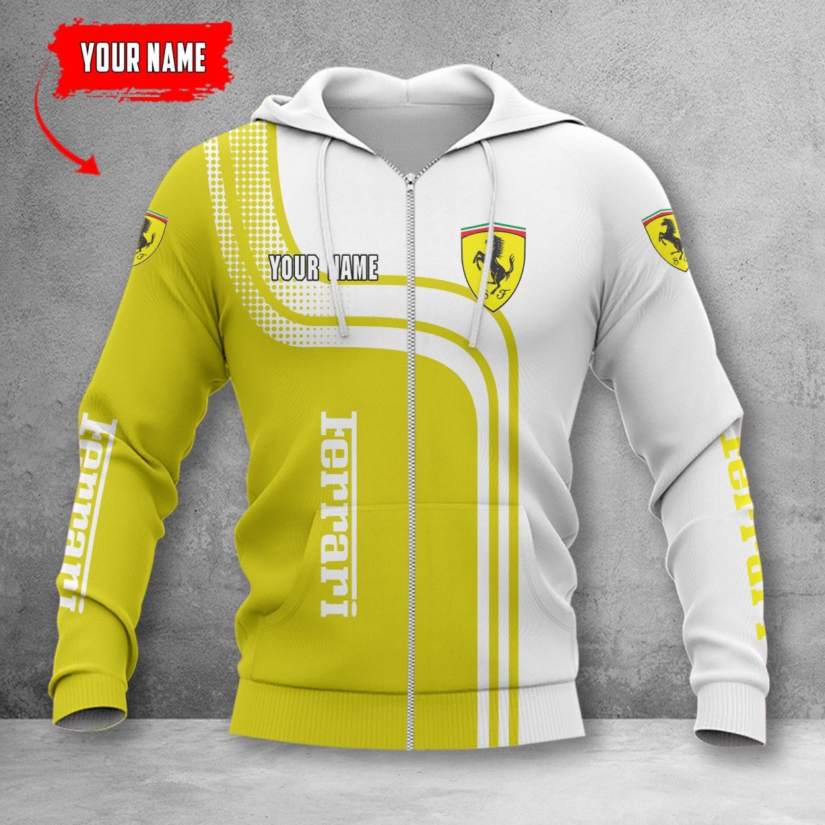 Ferrari Zip Hoodie