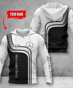 Mercedes-Benz White Hoodie