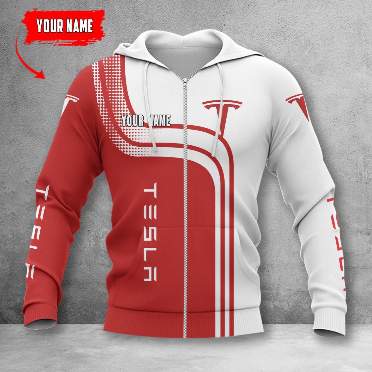 Tesla Zip Hoodie