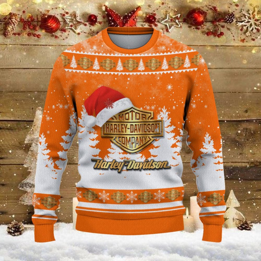 Weihnachtspullover Harley-Davidson - Ugly Christmas Sweater – Bild 2