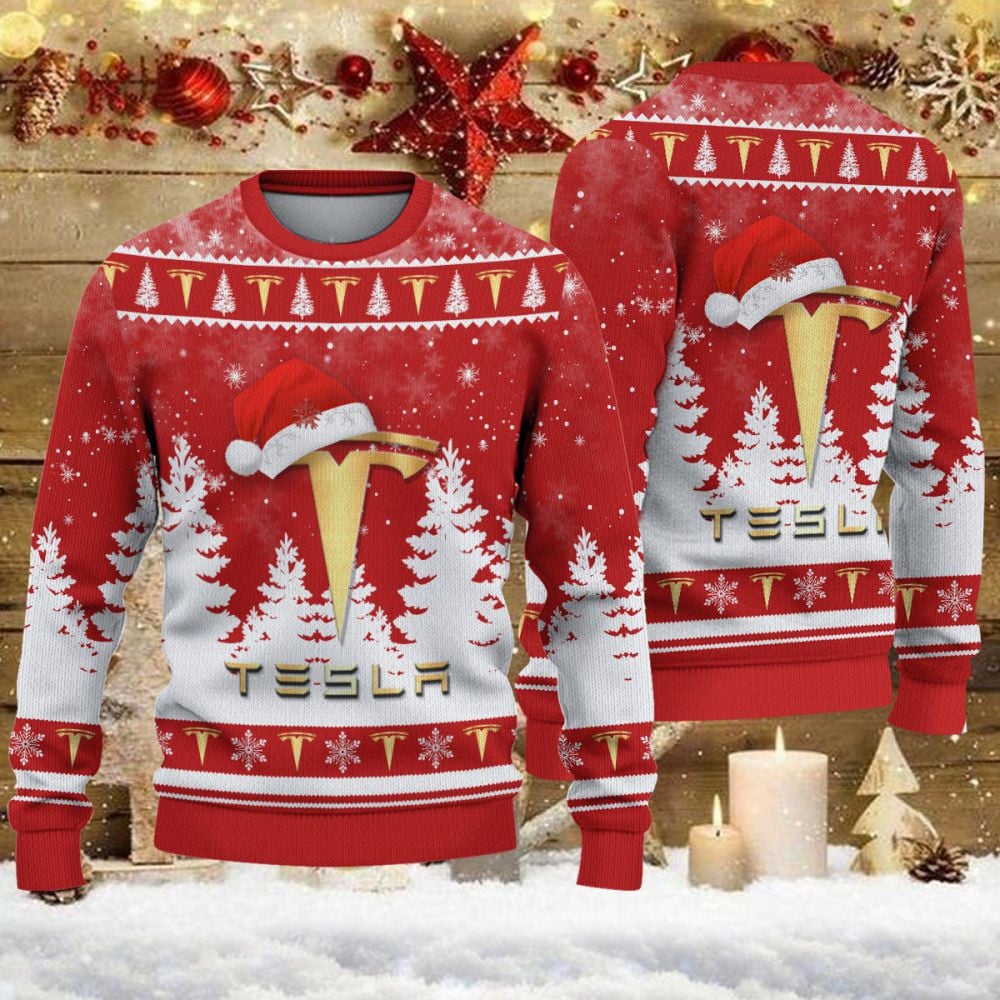 Weihnachtspullover Tesla – Ugly Christmas Sweater